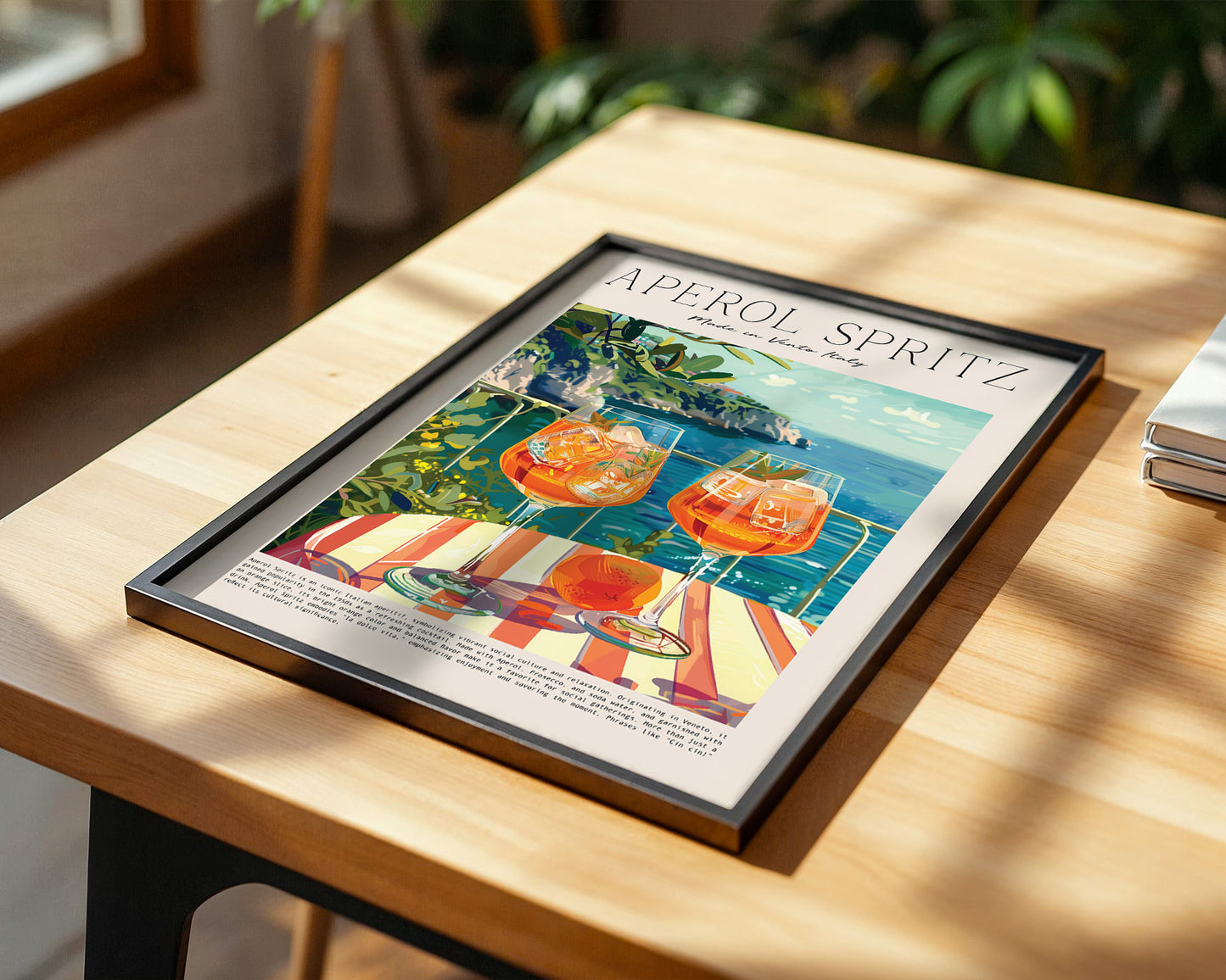 Sommerdrink Illustration Meerblick