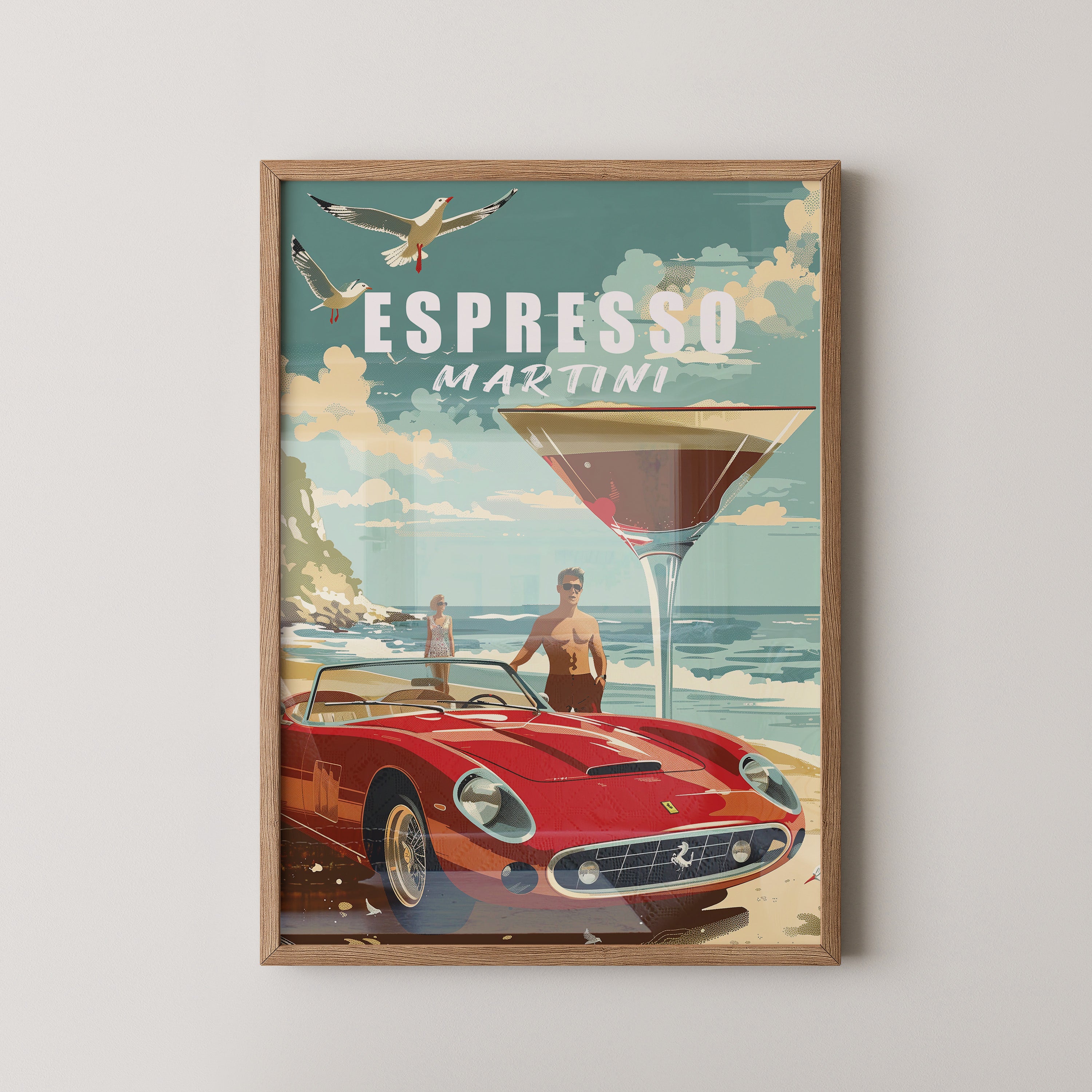 Cabrio Strand Retro-Style