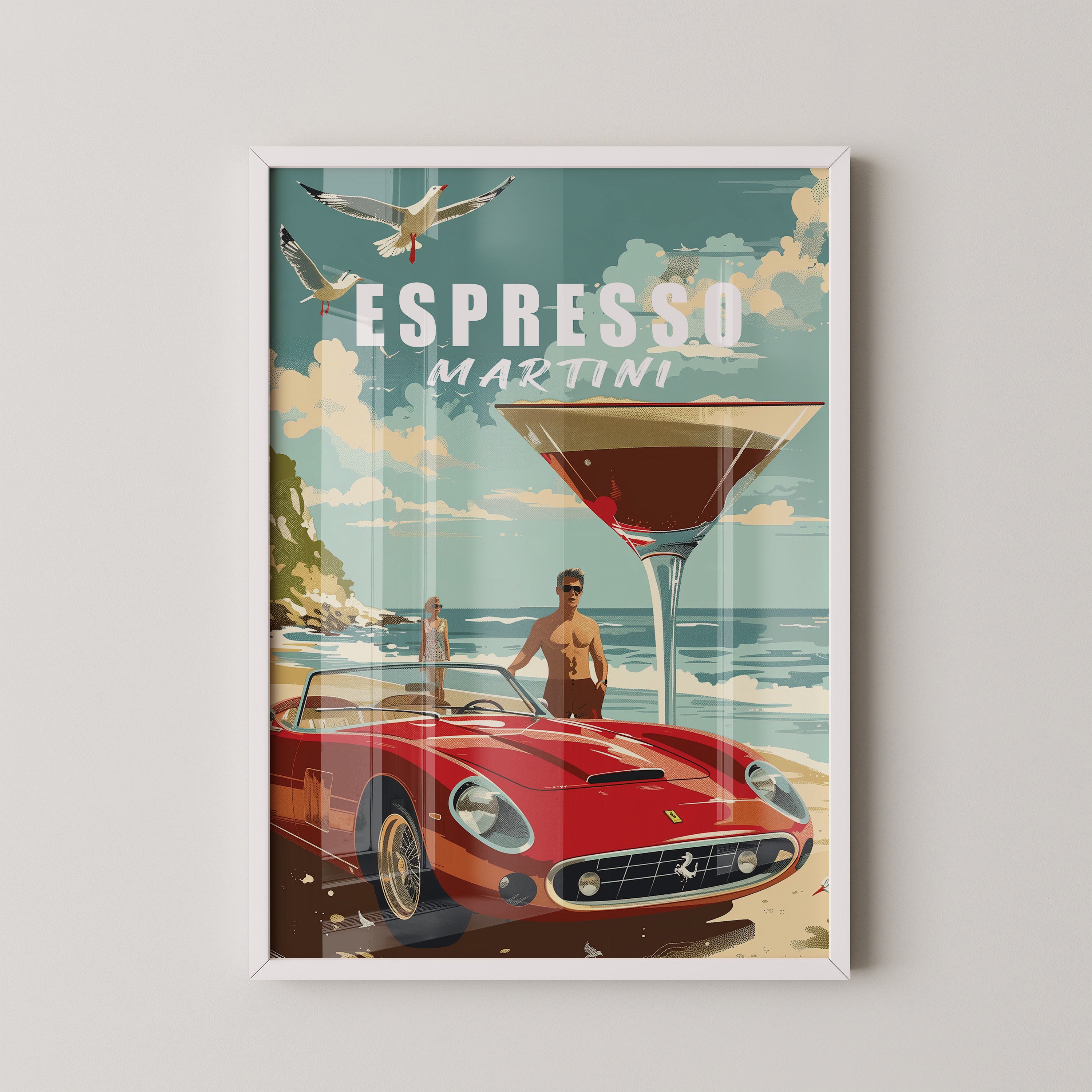 Cabrio Strand Retro-Style