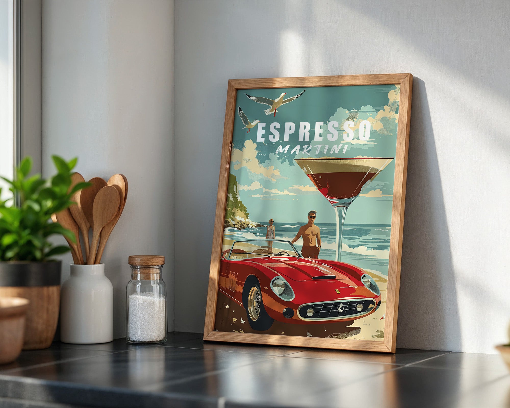 Cabrio Strand Retro-Style