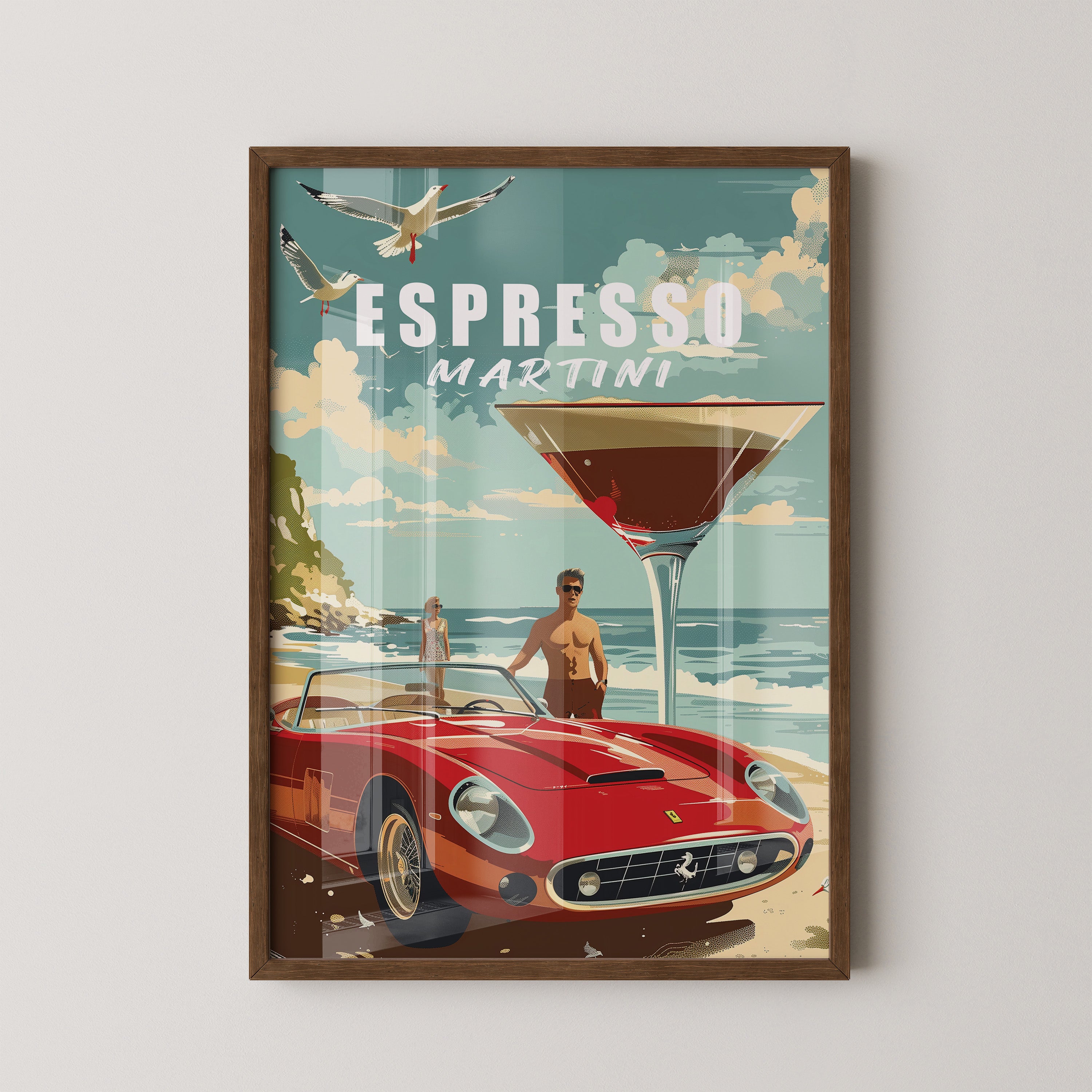 Cabrio Strand Retro-Style