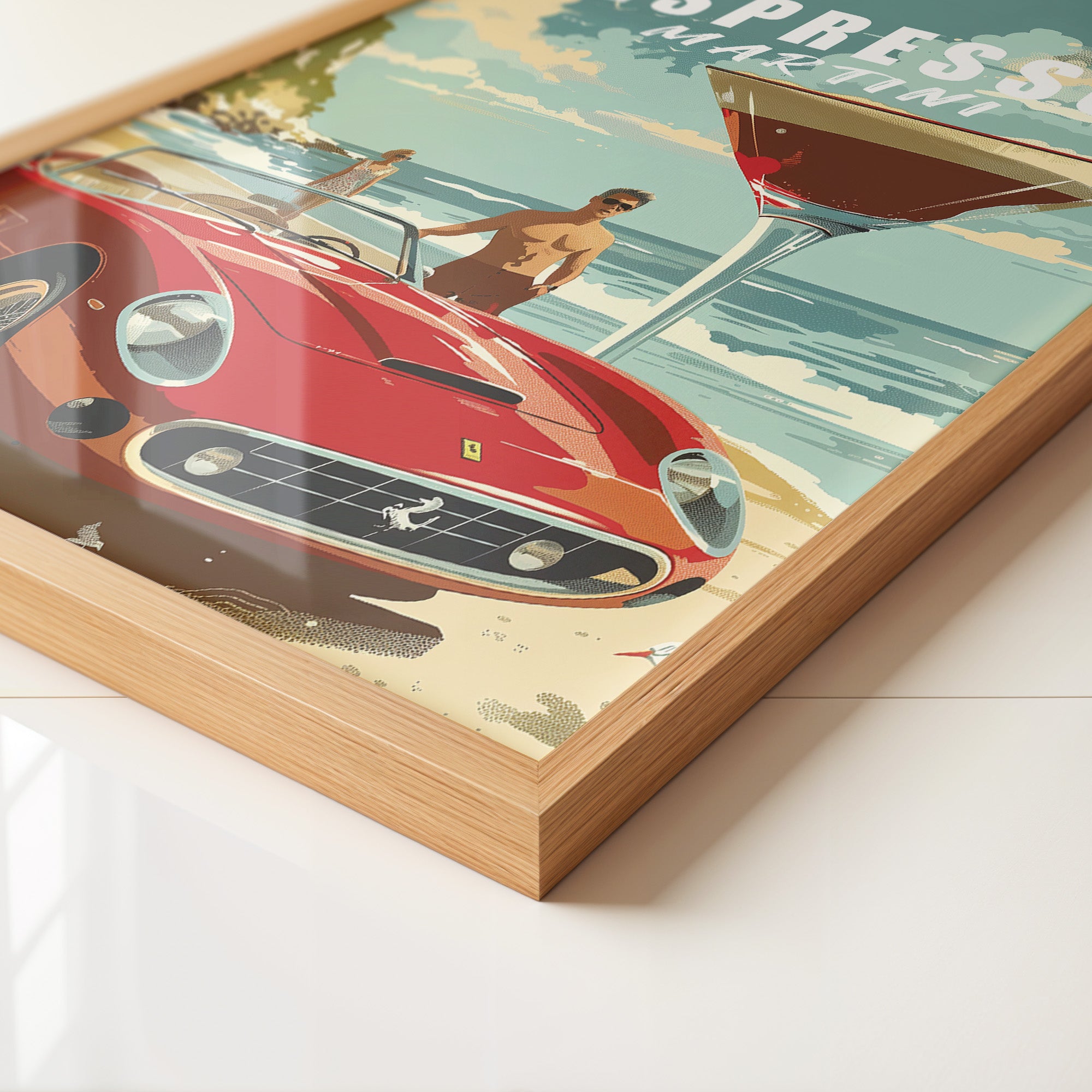 Cabrio Strand Retro-Style