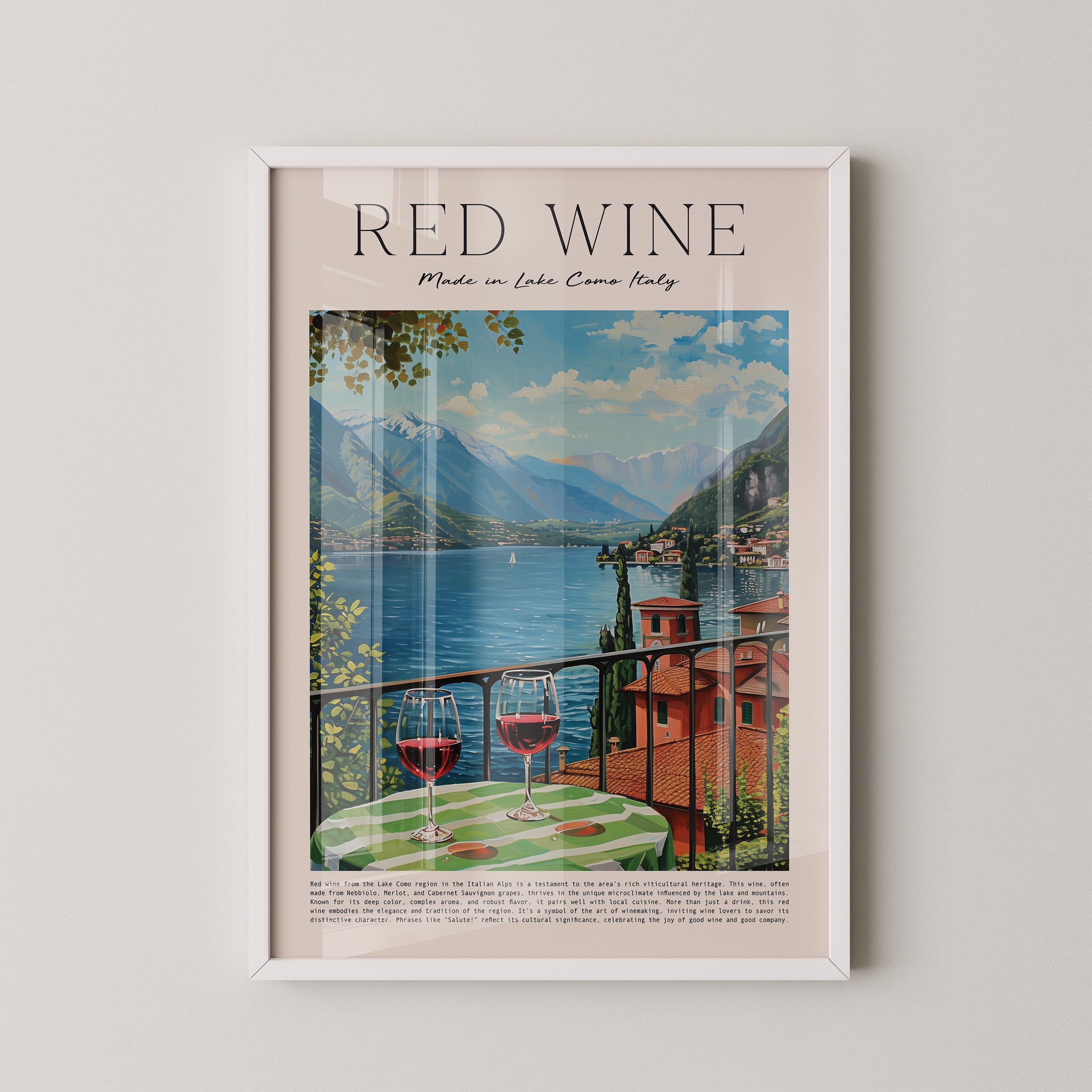 Weingläser Seealp Aussicht