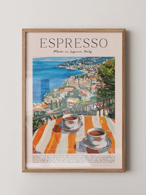 Espresso Meerblick Malerei