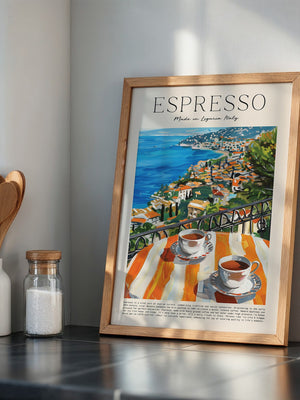 Espresso Meerblick Malerei