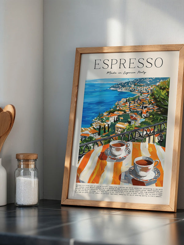 Espresso Meerblick Malerei