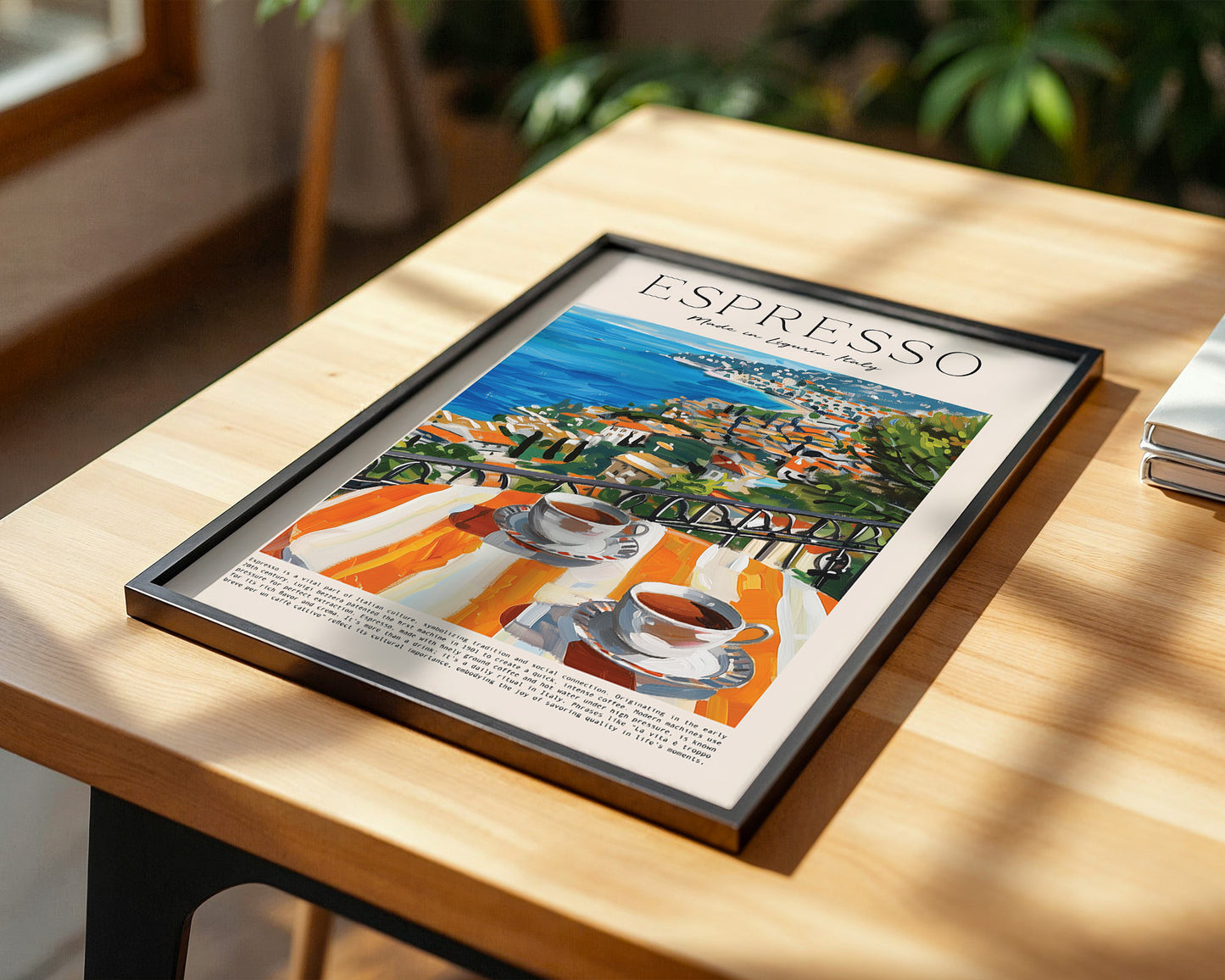 Espresso Meerblick Malerei