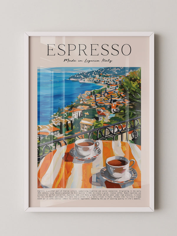 Espresso Meerblick Malerei