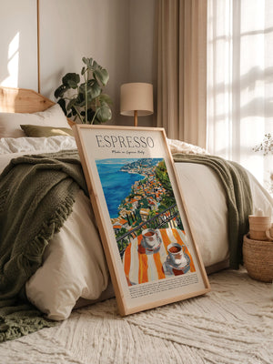 Espresso Meerblick Malerei