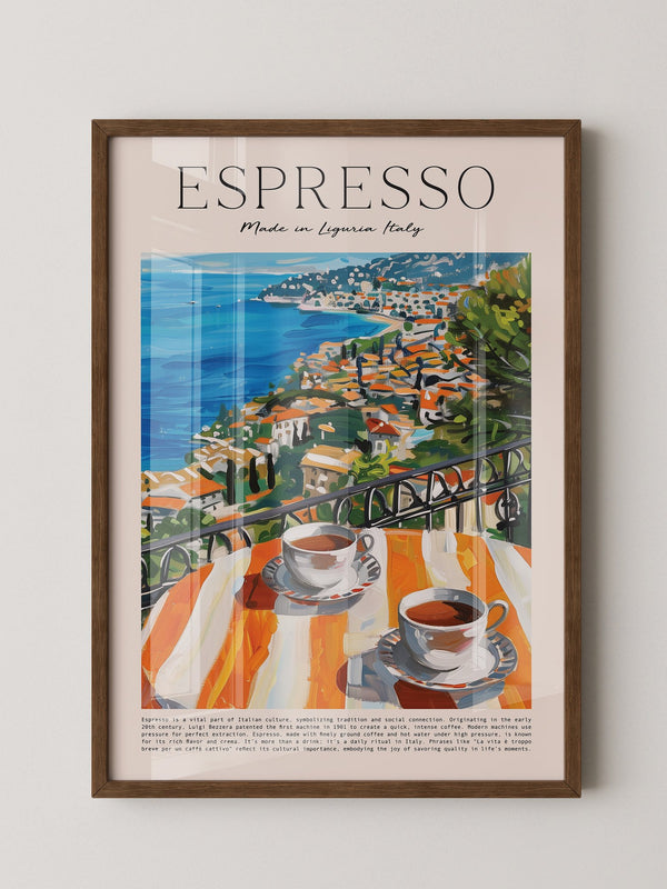 Espresso Meerblick Malerei