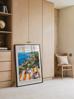 Espresso Meerblick Malerei