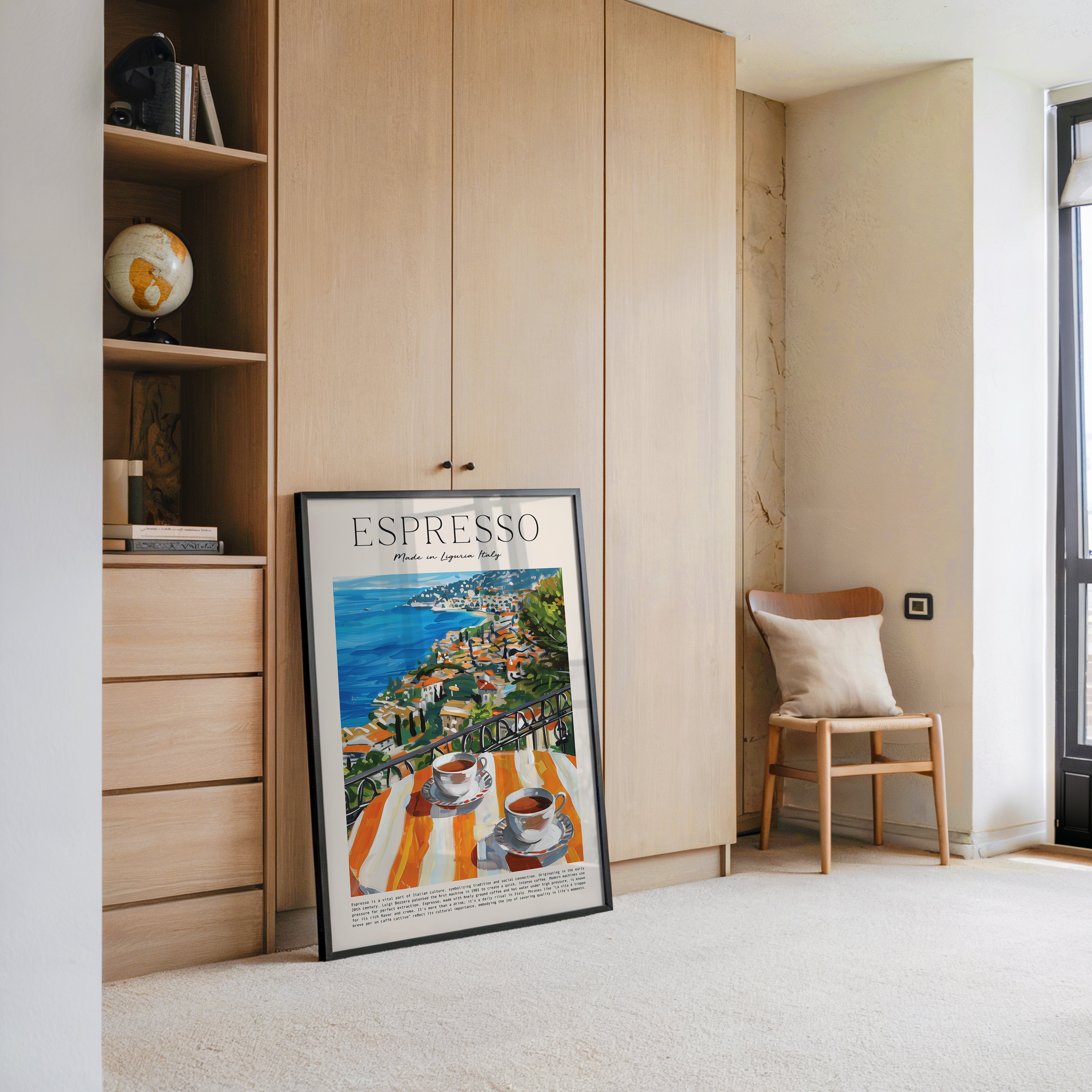 Espresso Meerblick Malerei