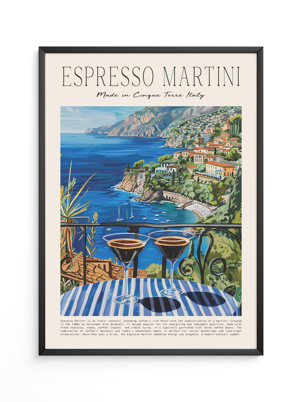 Espresso Cocktails Küstenblick