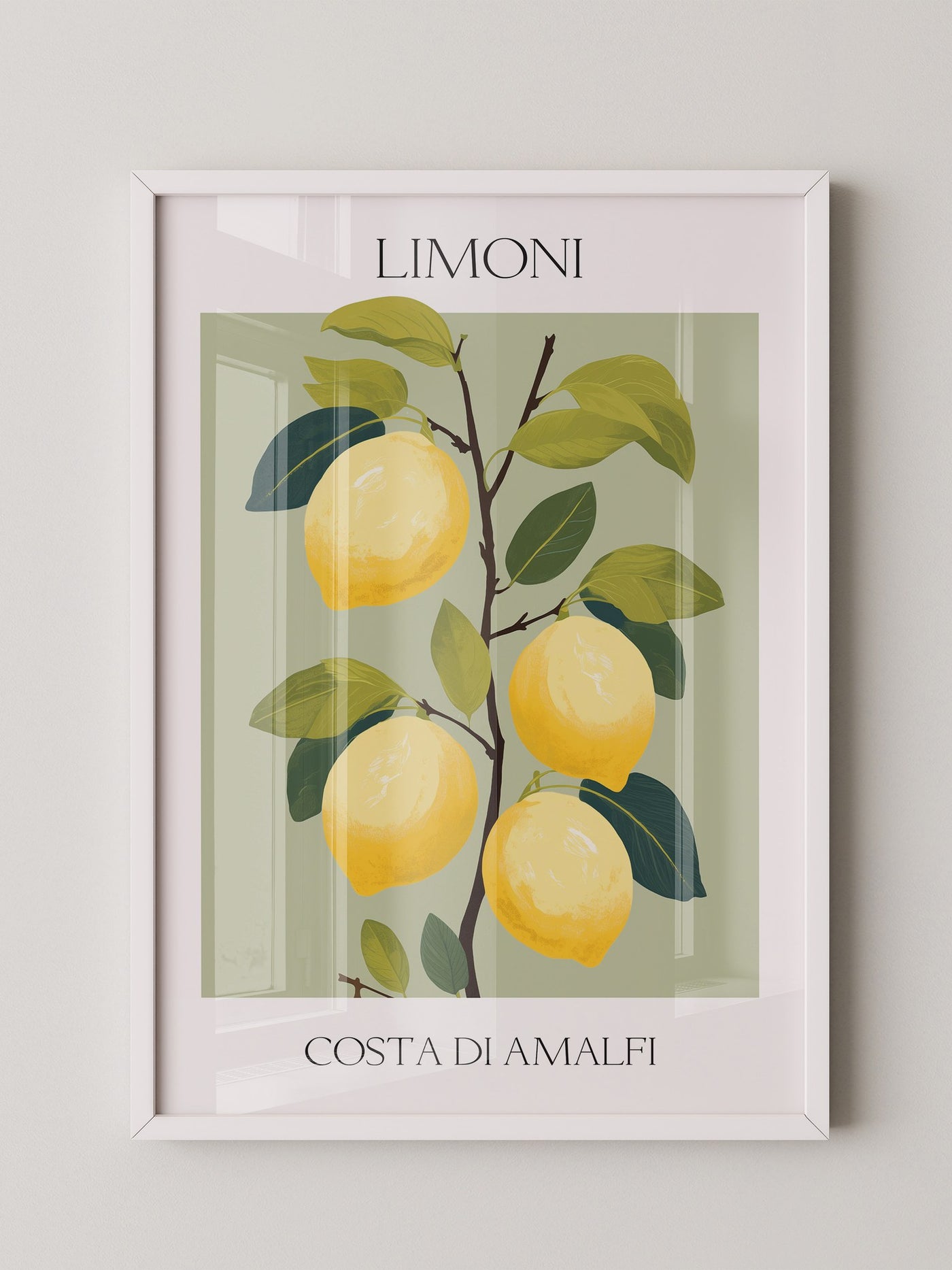 Zitronenbaum Amalfi Illustration