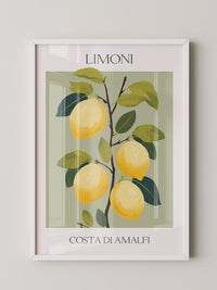 Zitronenbaum Amalfi Illustration