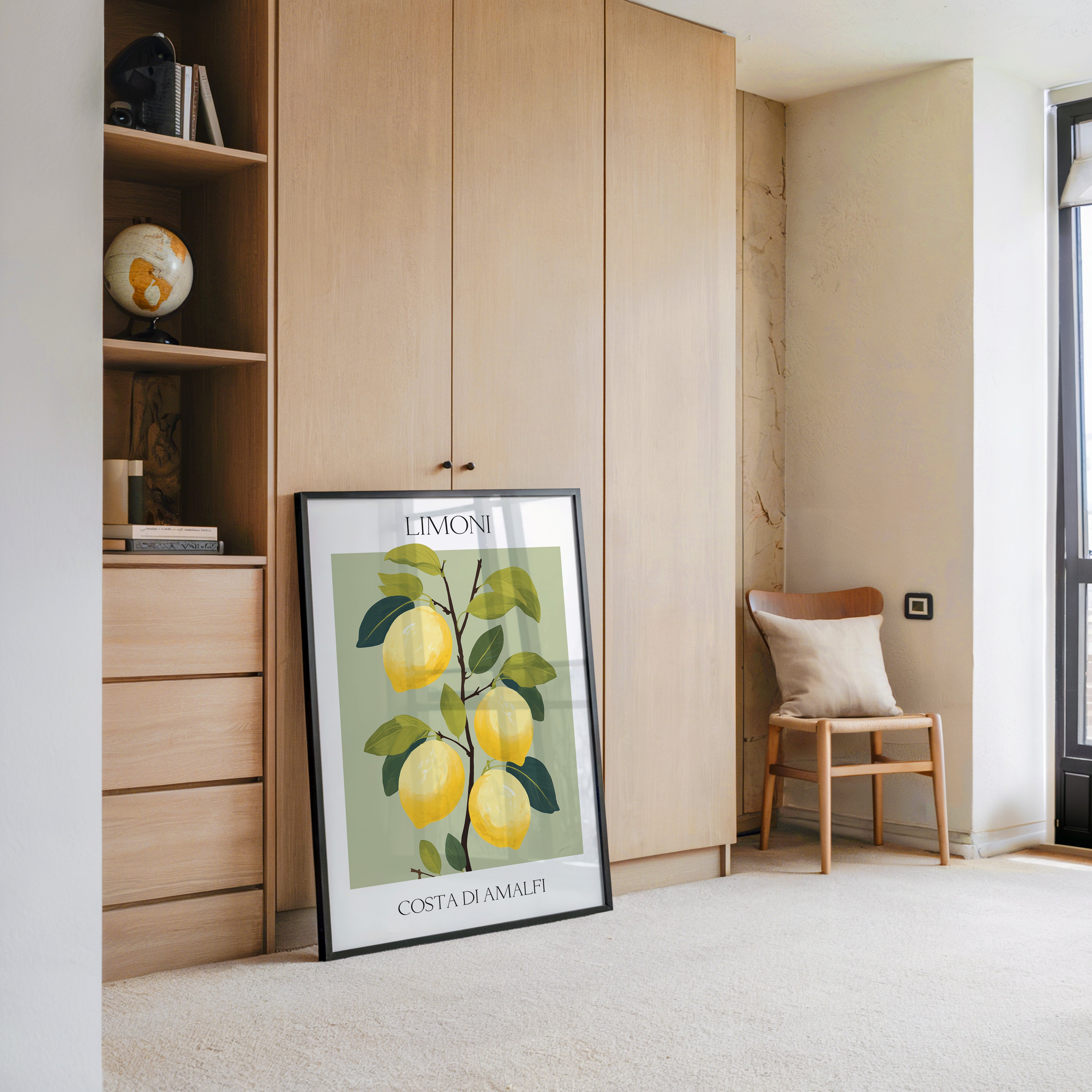 Zitronenbaum Amalfi Illustration