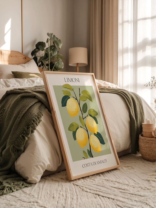 Zitronenbaum Amalfi Illustration