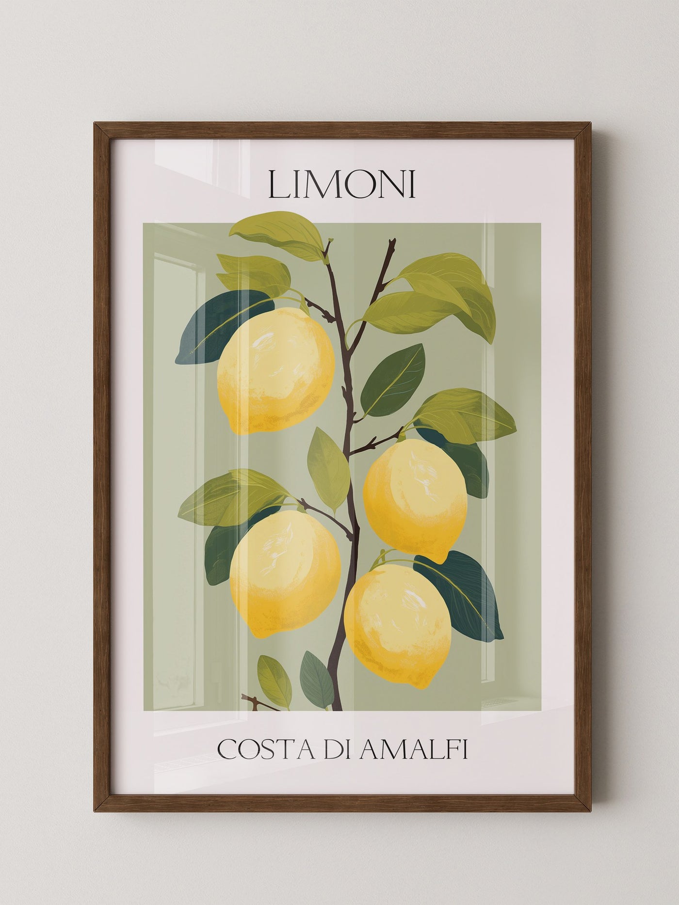 Zitronenbaum Amalfi Illustration