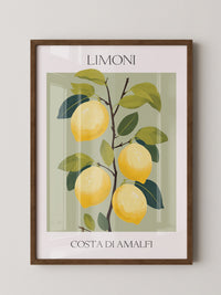 Zitronenbaum Amalfi Illustration