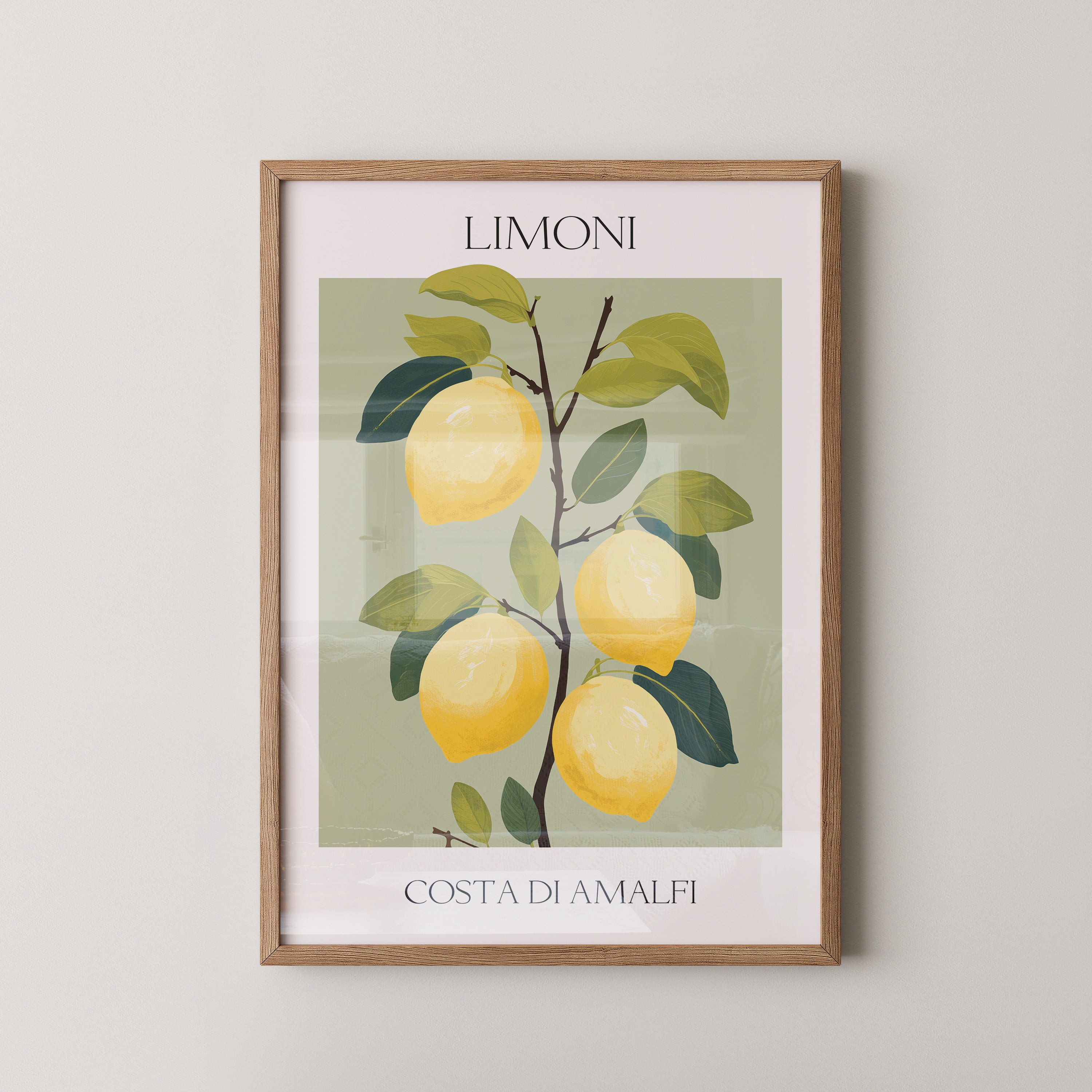 Zitronenbaum Amalfi Illustration