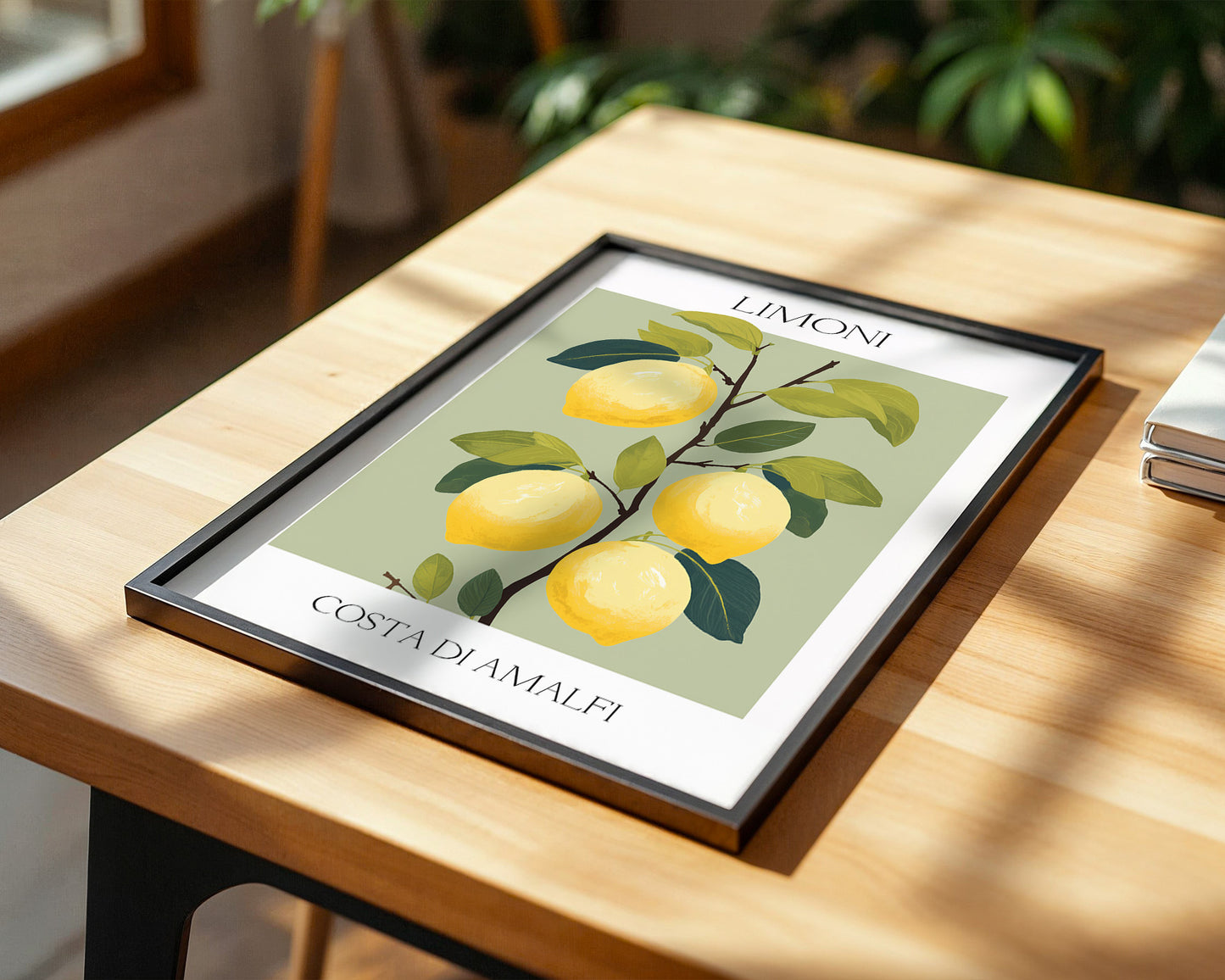 Zitronenbaum Amalfi Illustration