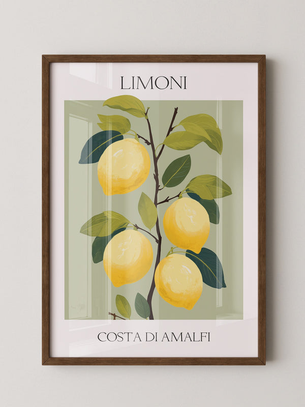 Zitronenbaum Amalfi Illustration