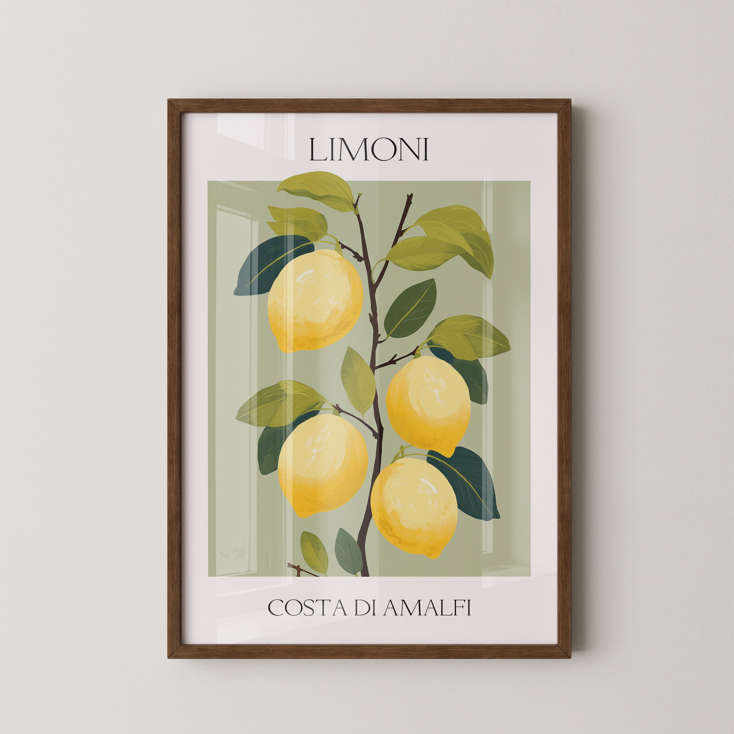 Zitronenbaum Amalfi Illustration