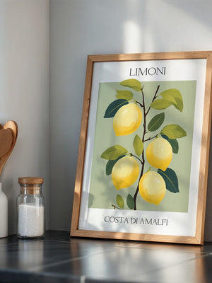Zitronenbaum Amalfi Illustration