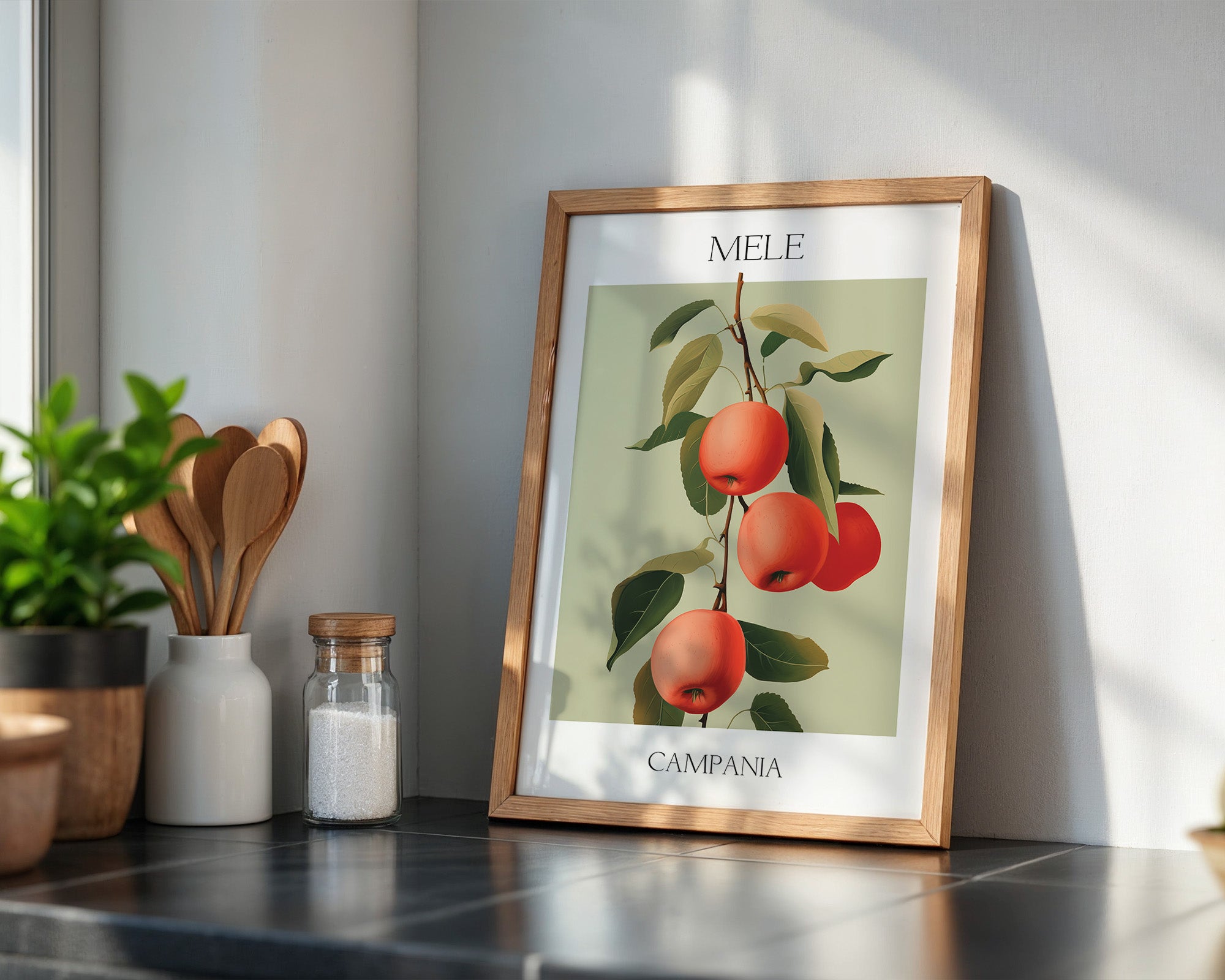 Äpfel Ast Illustration Vintage