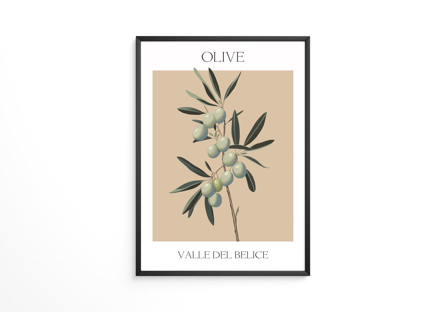 Olivenzweig Minimalistisch
