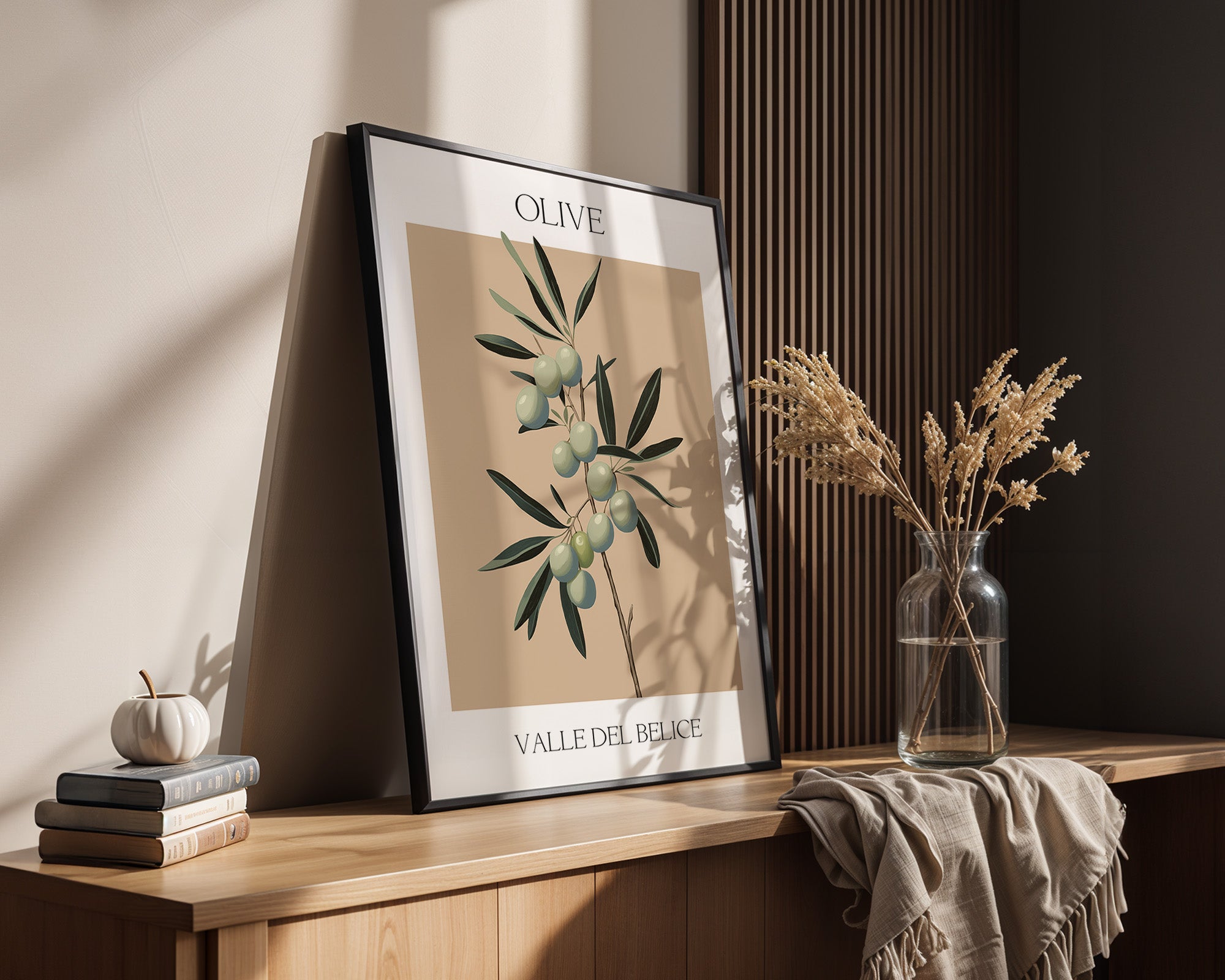 Olivenzweig Minimalistisch