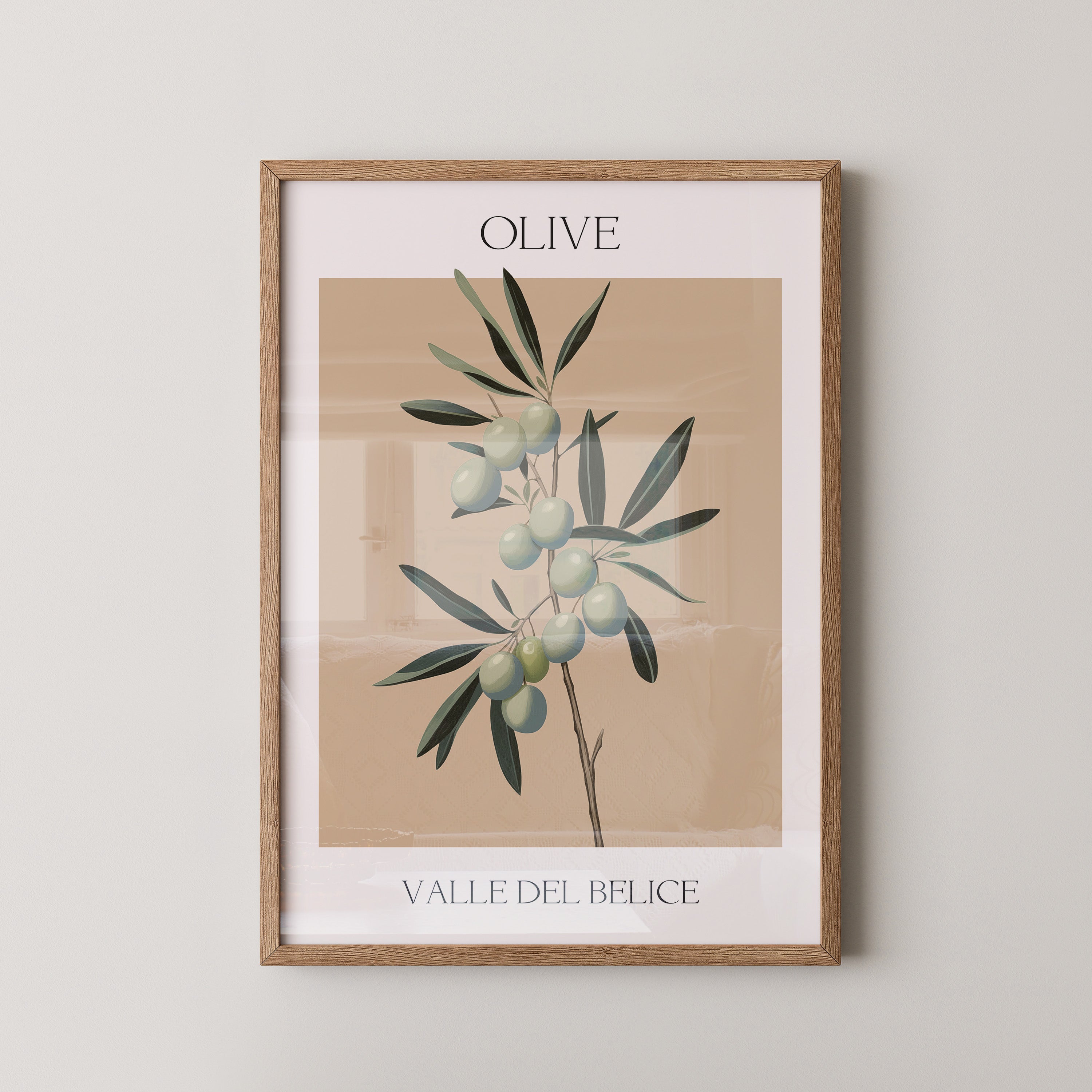 Olivenzweig Minimalistisch