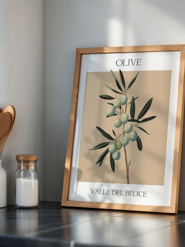 Olivenzweig Minimalistisch