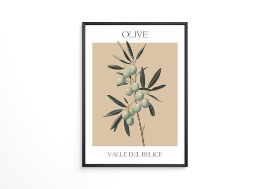 Olivenzweig Minimalistisch