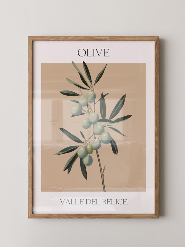 Olivenzweig Minimalistisch