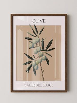 Olivenzweig Minimalistisch