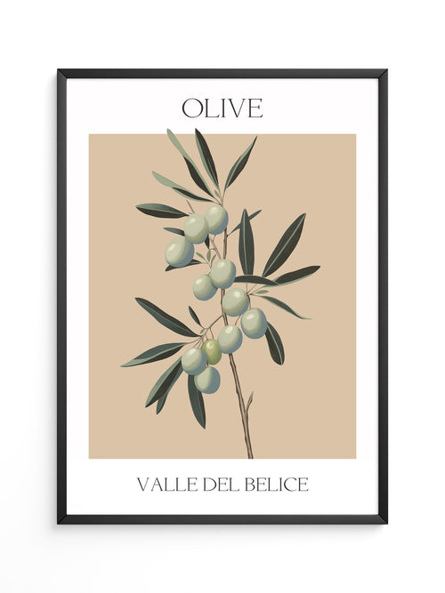 Olivenzweig Minimalistisch