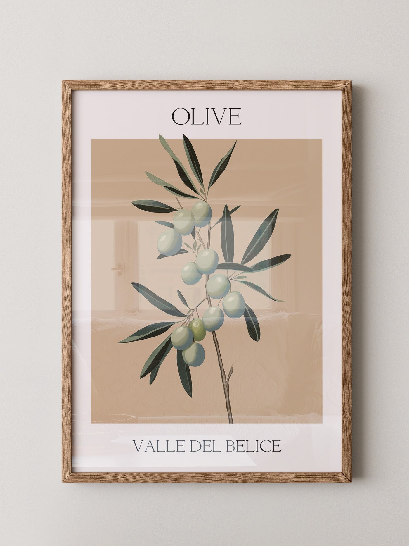 Olivenzweig Minimalistisch