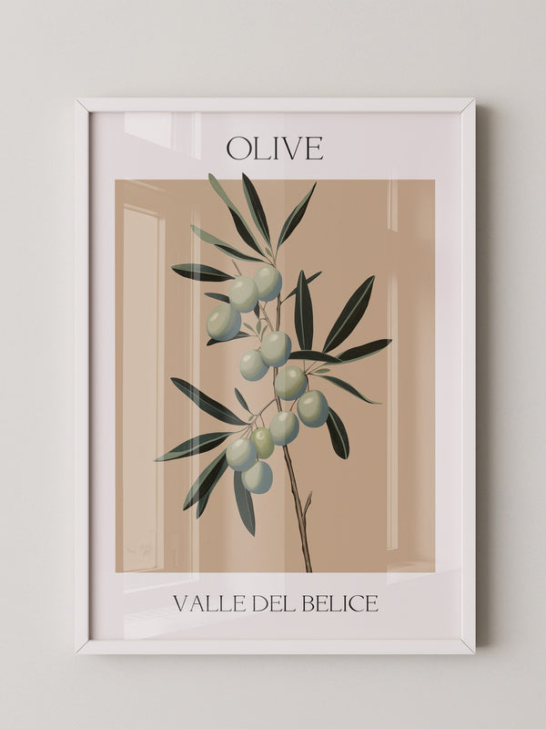 Olivenzweig Minimalistisch