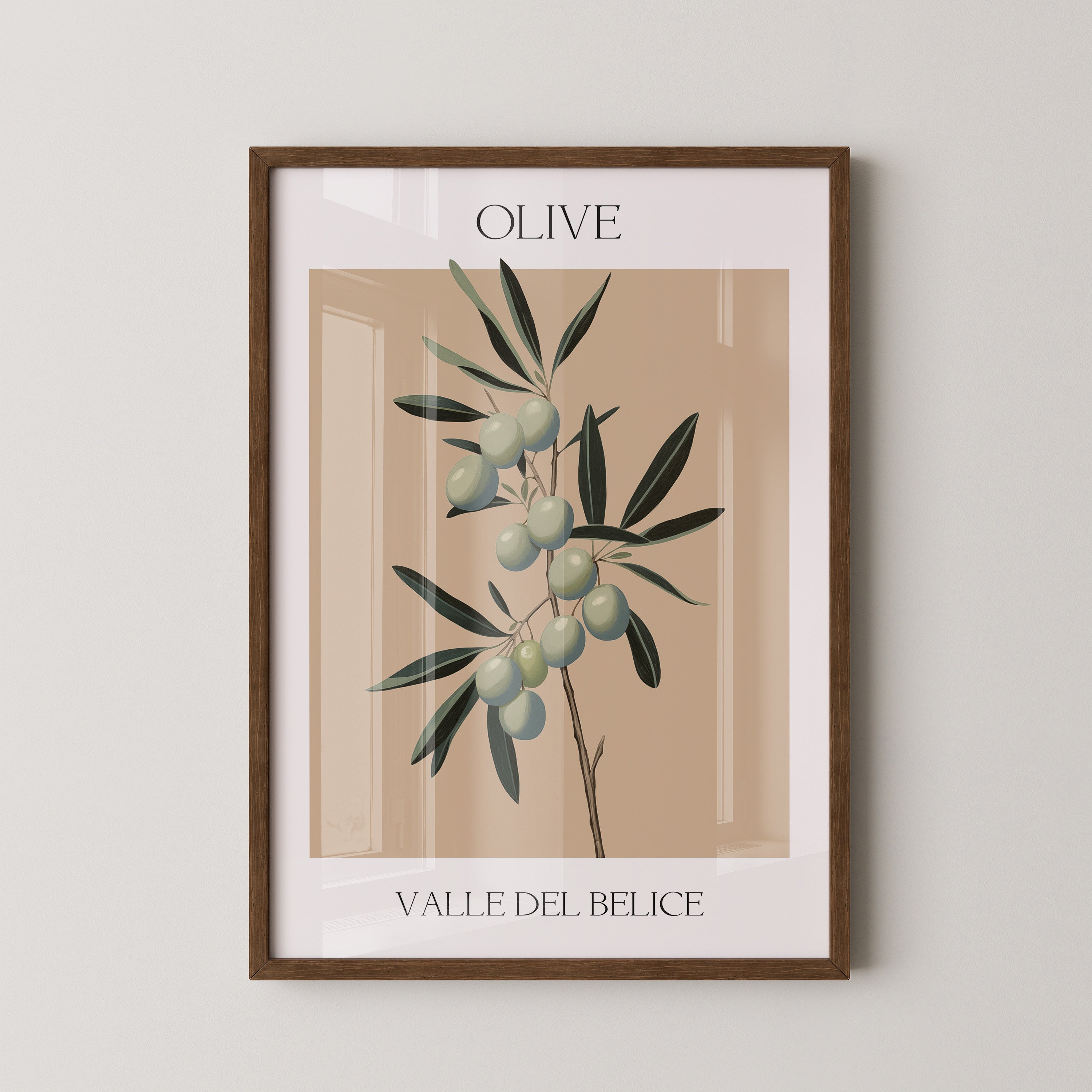 Olivenzweig Minimalistisch