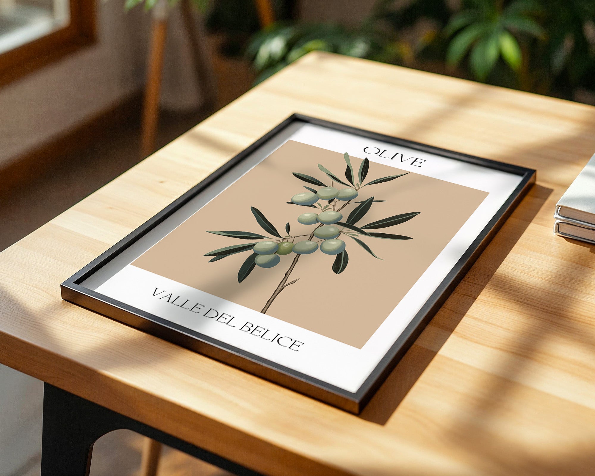 Olivenzweig Minimalistisch