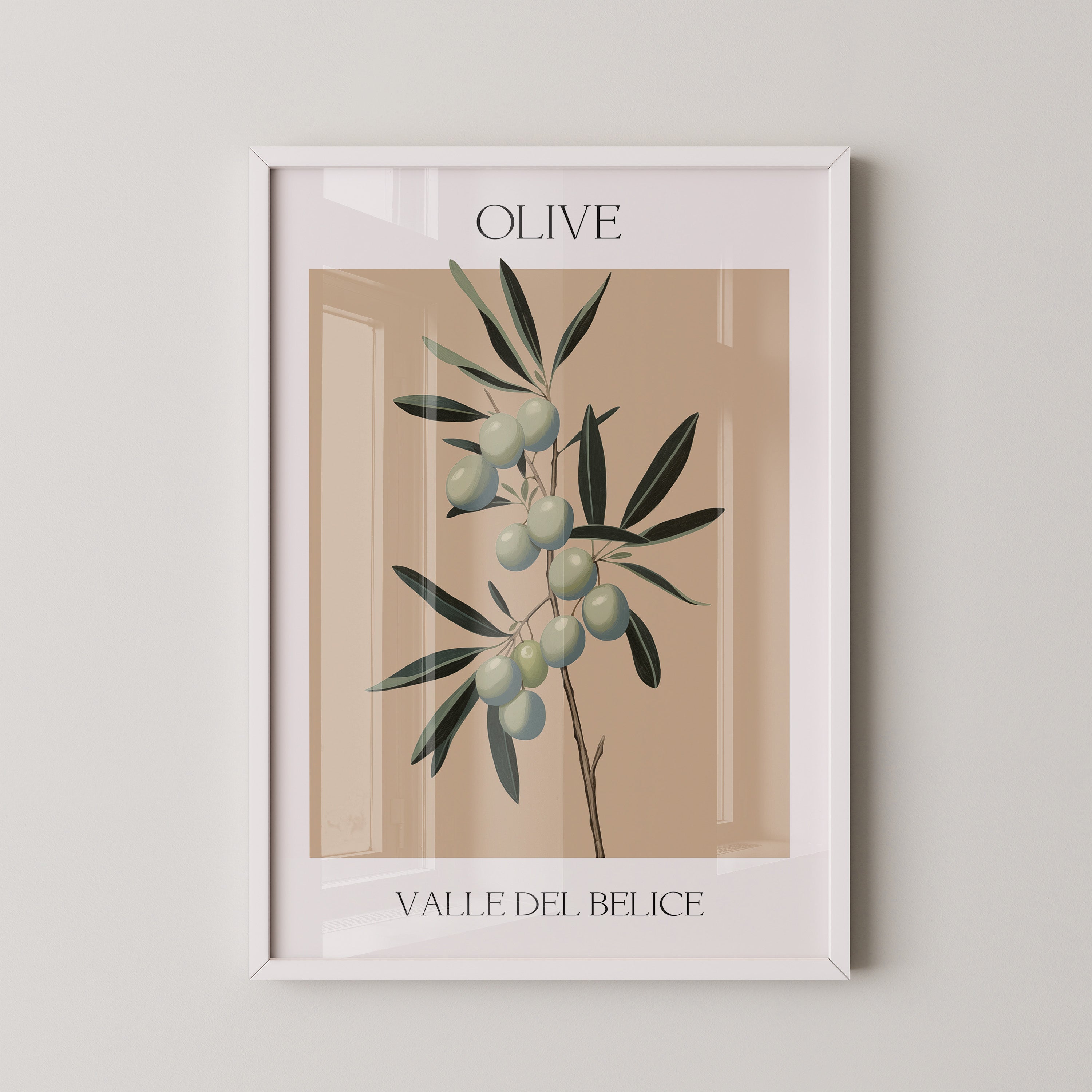 Olivenzweig Minimalistisch