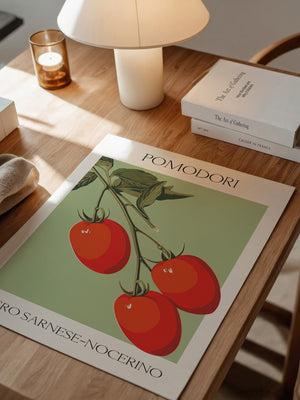 Tomaten Ranke Retro Grafik
