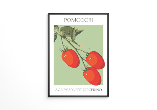 Tomaten Ranke Retro Grafik