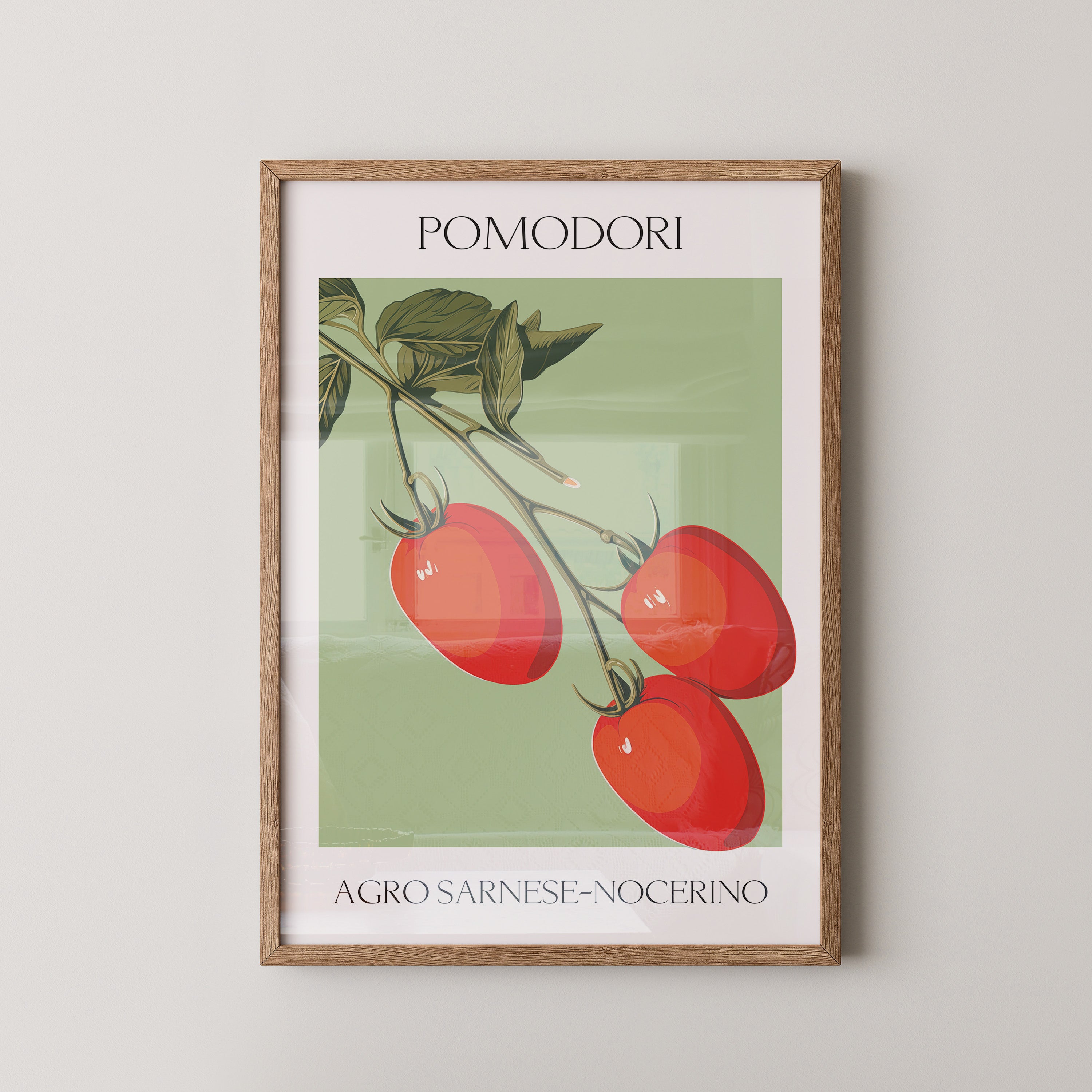 Tomaten Ranke Retro Grafik