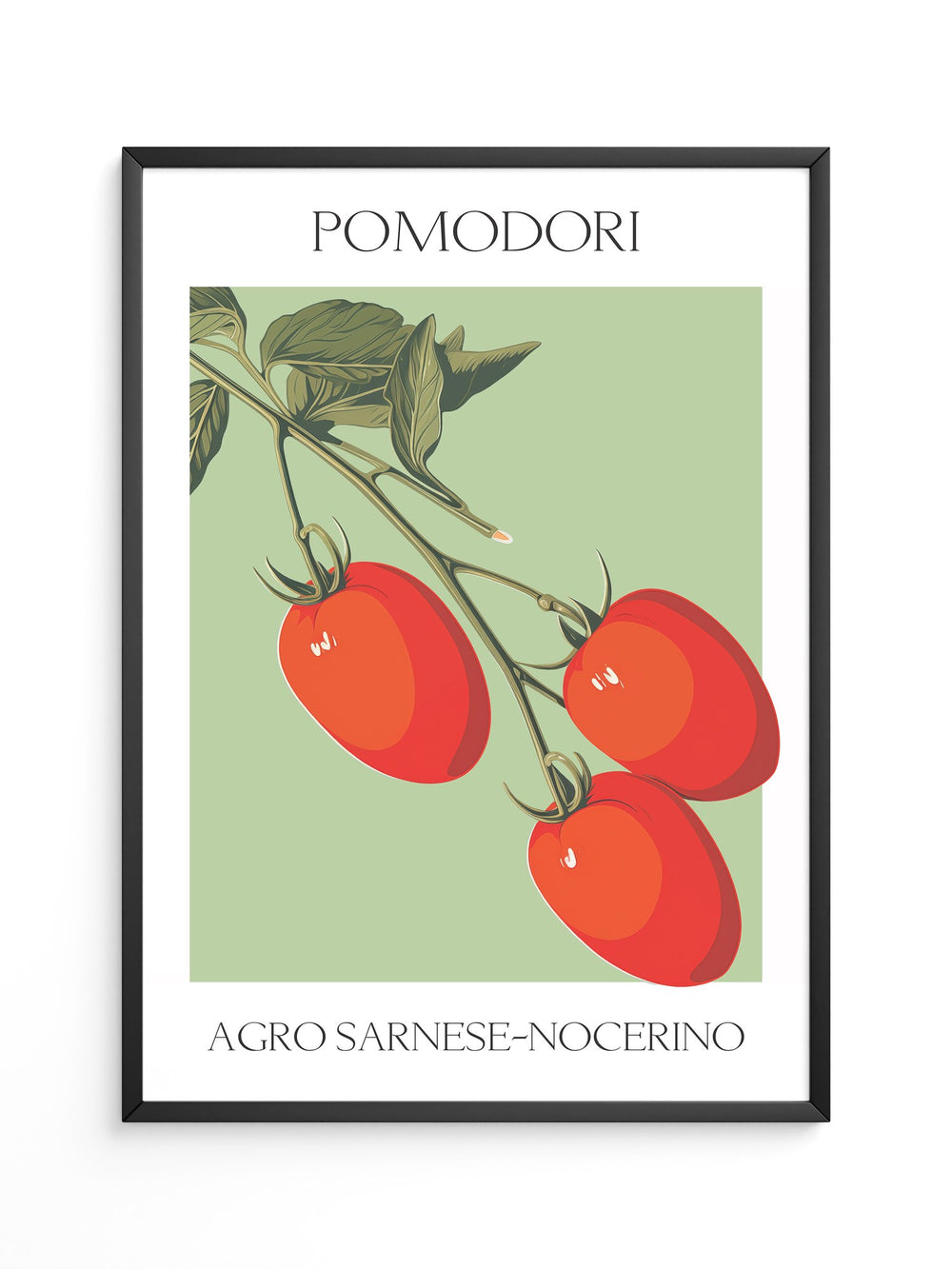 Tomaten Ranke Retro Grafik