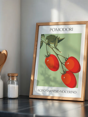 Tomaten Ranke Retro Grafik