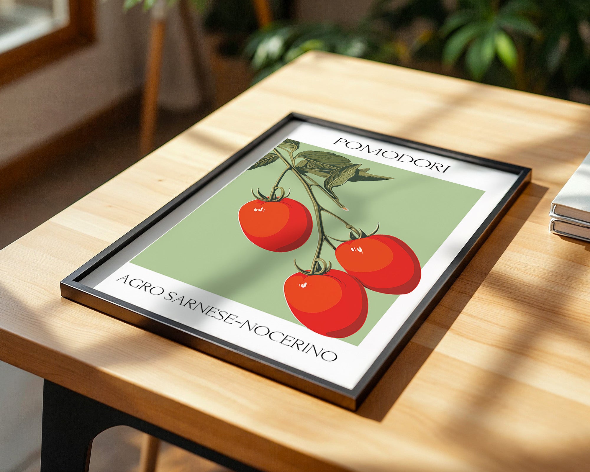 Tomaten Ranke Retro Grafik