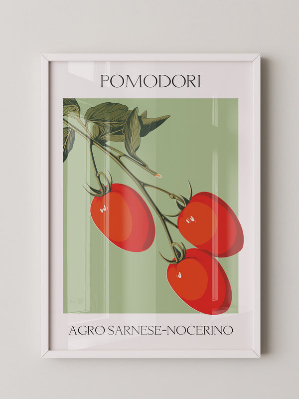 Tomaten Ranke Retro Grafik