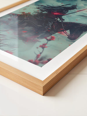 Samurai Reiter Mondlicht